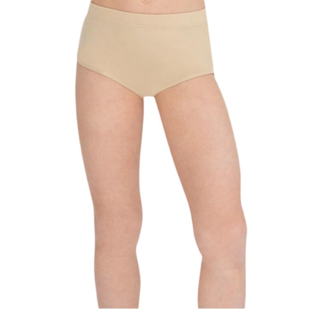 CAPEZIO adult size XS nude tan dance ballet gymnastics briefs TB111 NWT